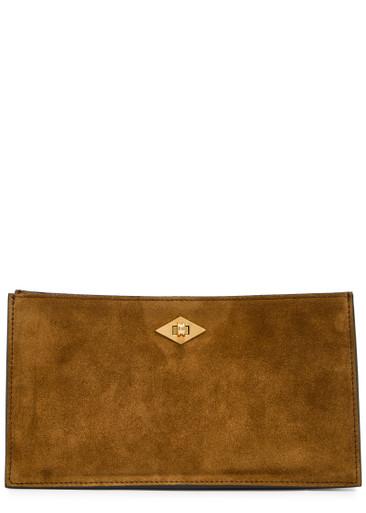Ease suede clutch by METIER