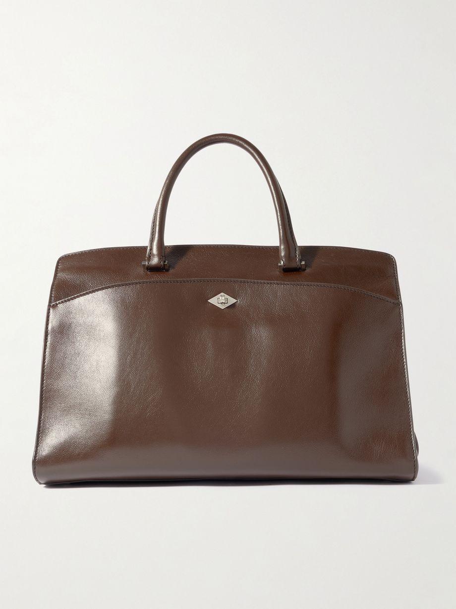 Private Eye large leather tote by METIER