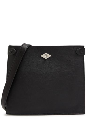 Stowaway grained leather cross-body bag by METIER