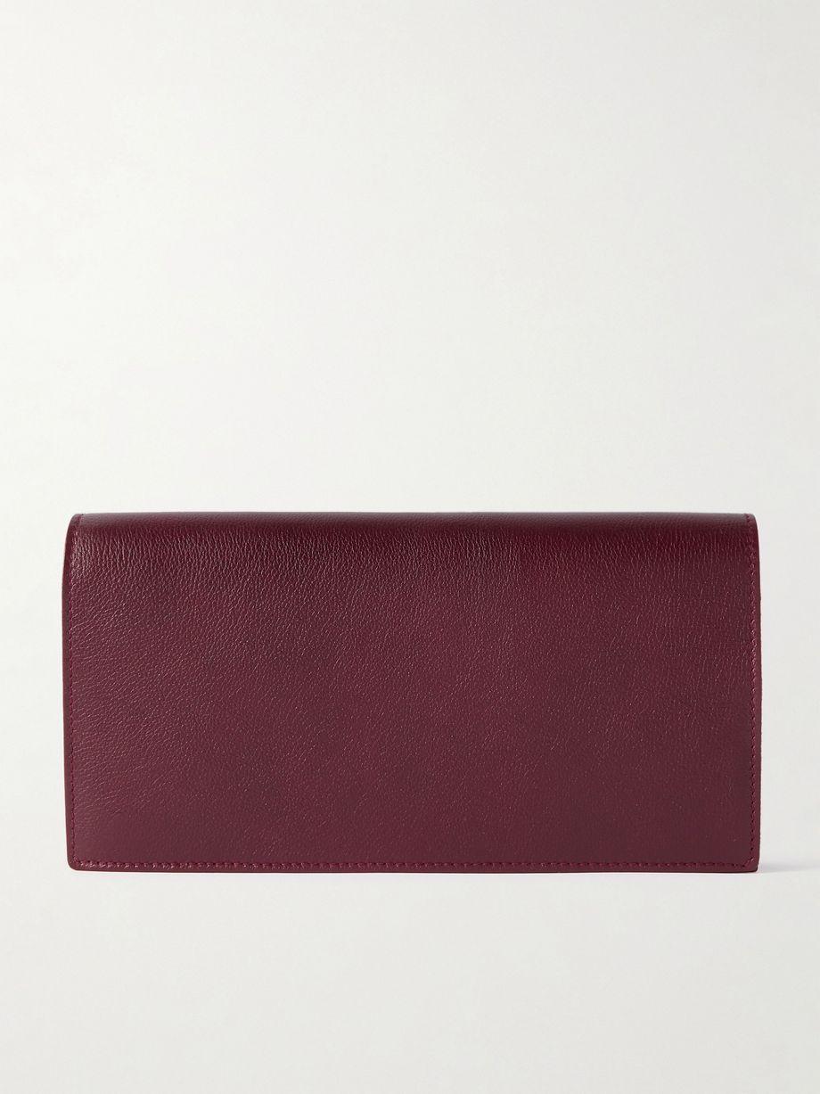 Textured-leather pouch by METIER