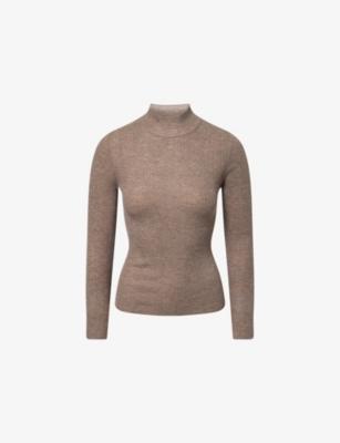 Barely There Ribbed Wool And Cashmere Jumper by ME&EM