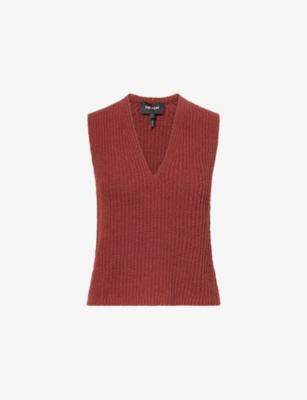 Boucle-Rib Cotton-Blend Knit Top by ME&EM