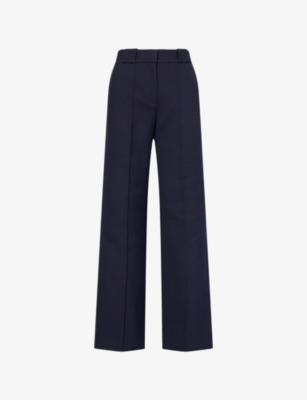 Elongator Tailored-Leg Double-Faced Cotton Trousers by ME&EM