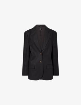 Icon Oversized Linen-Blend Blazer by ME&EM