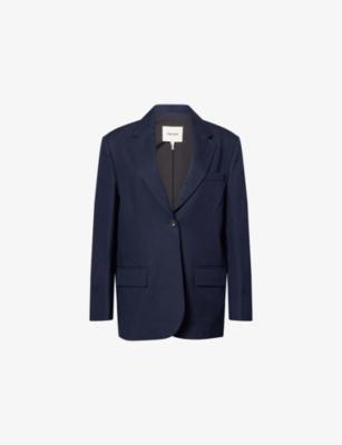 Icon Single-Breasted Oversized Linen and Cotton-Blend Blazer by ME&EM