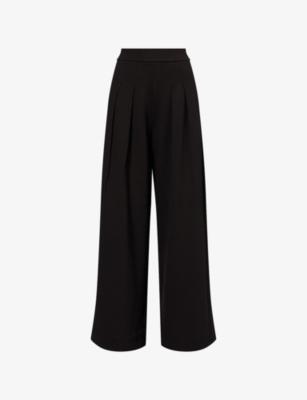 Luxe Travel Wide-Leg Stretch-Woven Trousers by ME&EM