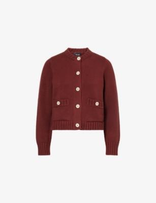 Patch-Pocket Straight-Fit Knitted Cotton Cardigan by ME&EM