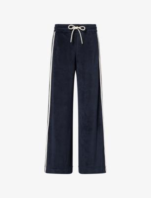 Rib-Trim Towelling Cotton-Blend Jogging Bottoms by ME&EM