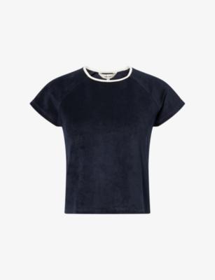 Rib-Trim Towelling Cotton-Blend T-Shirt by ME&EM
