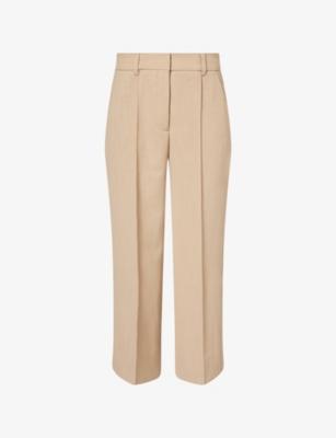 Tailored Cropped-Leg Woven Trousers by ME&EM