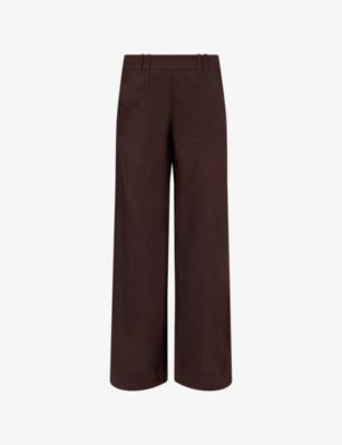 Wide-Leg Crease-Less Linen Trousers by ME&EM