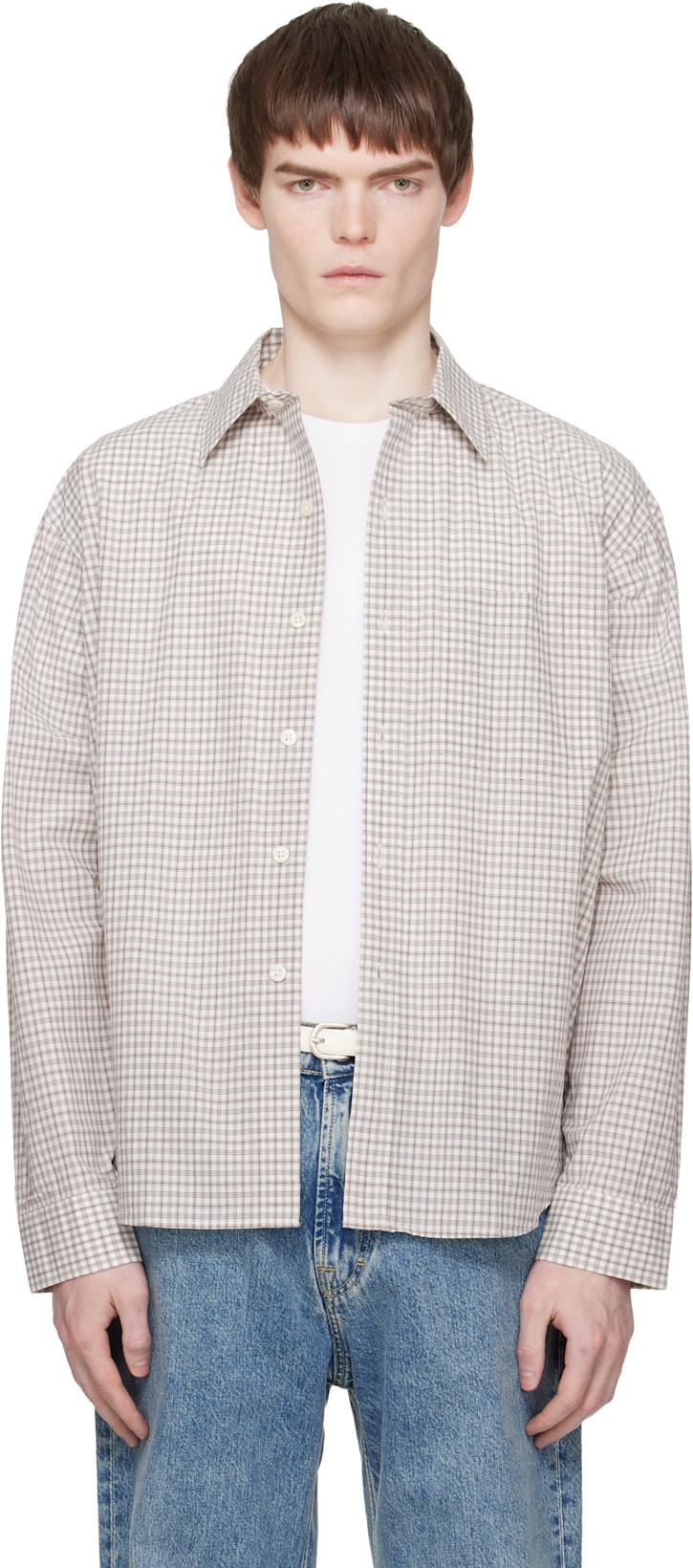 Beige Executive Shirt by MFPEN