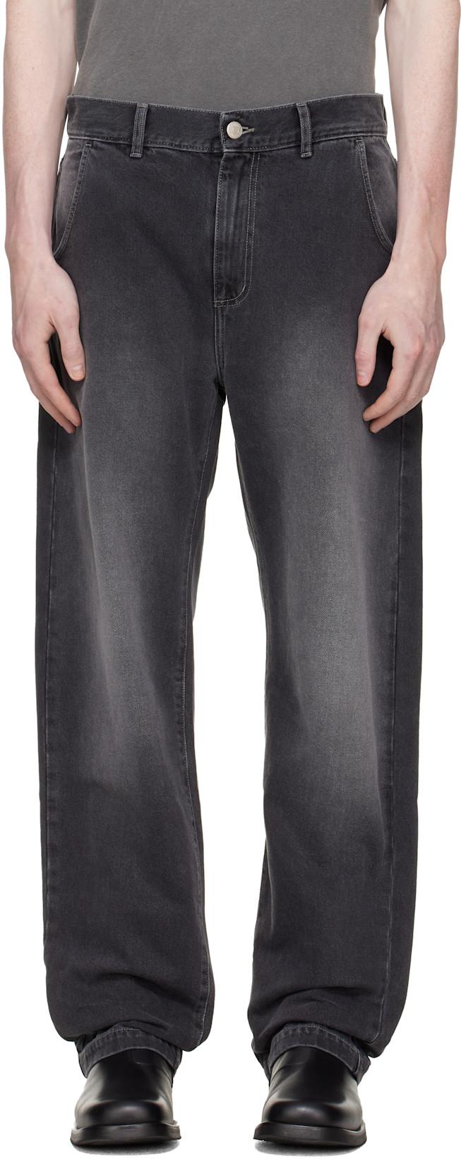 Black Regular Jeans by MFPEN