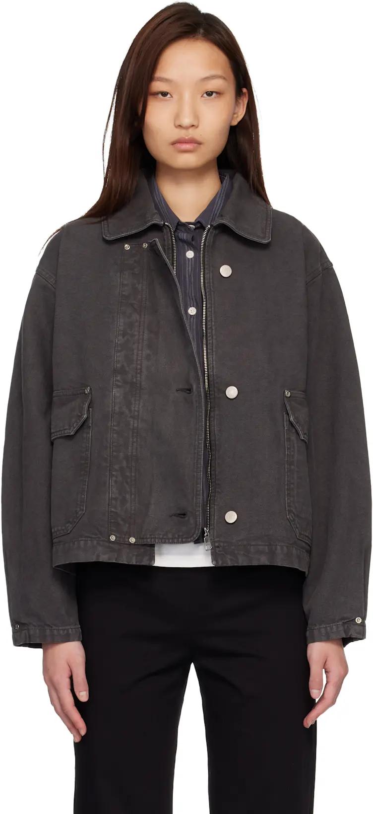 Gray Courier Jacket by MFPEN