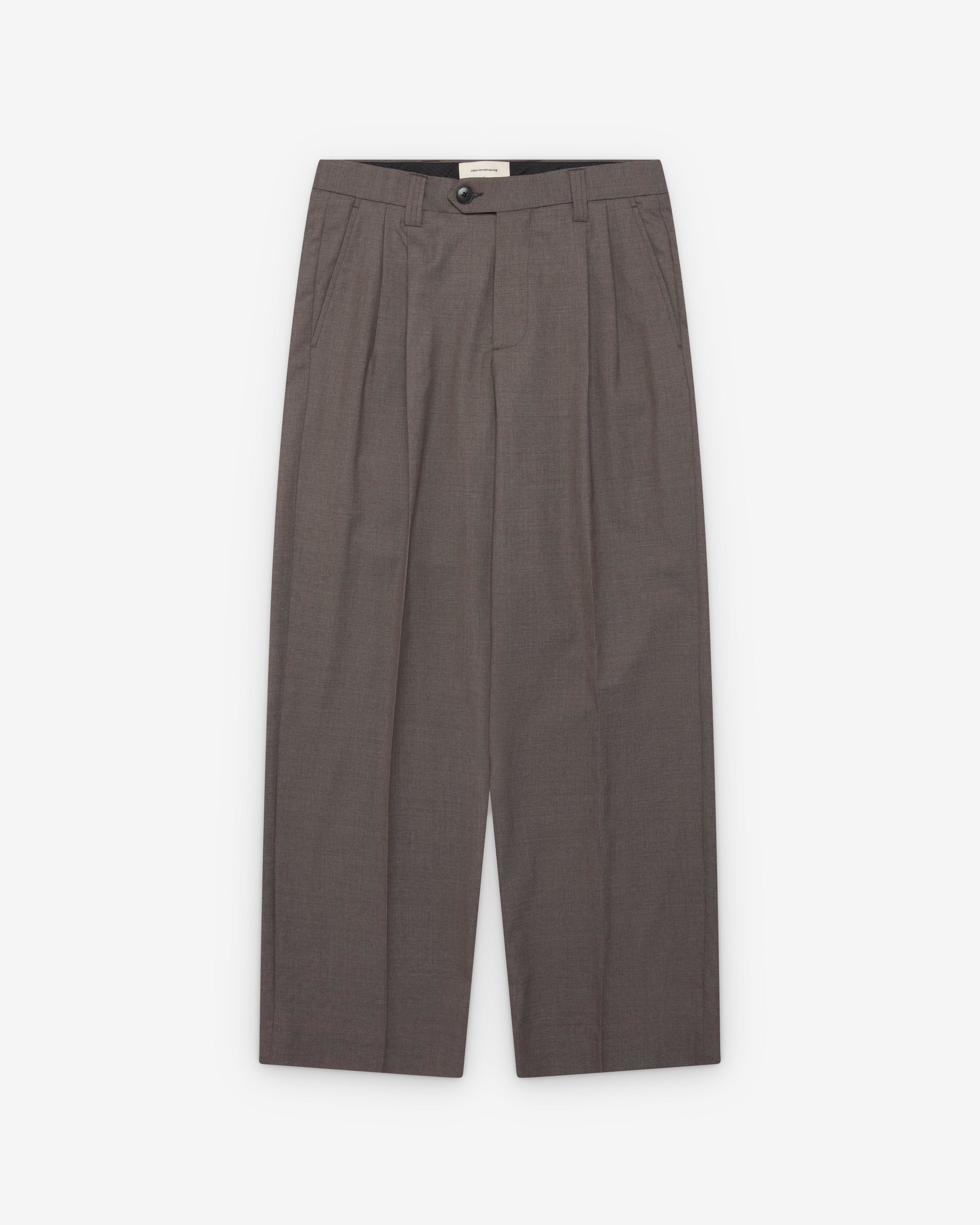 Mfpen - Men's Classic Trousers - (Light Taupe Wool) by MFPEN