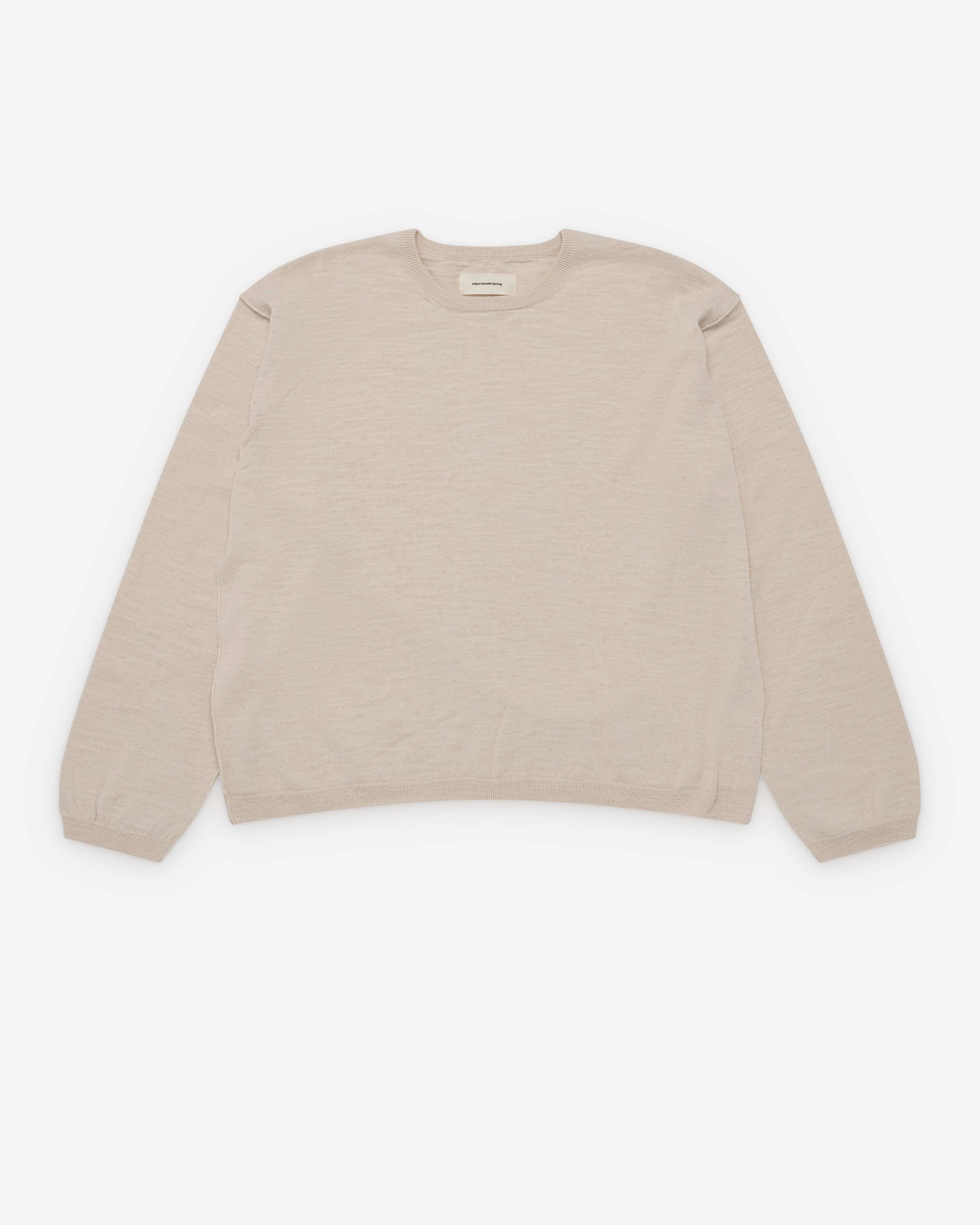 Mfpen - Men's Companion Jumper - (Off White) by MFPEN