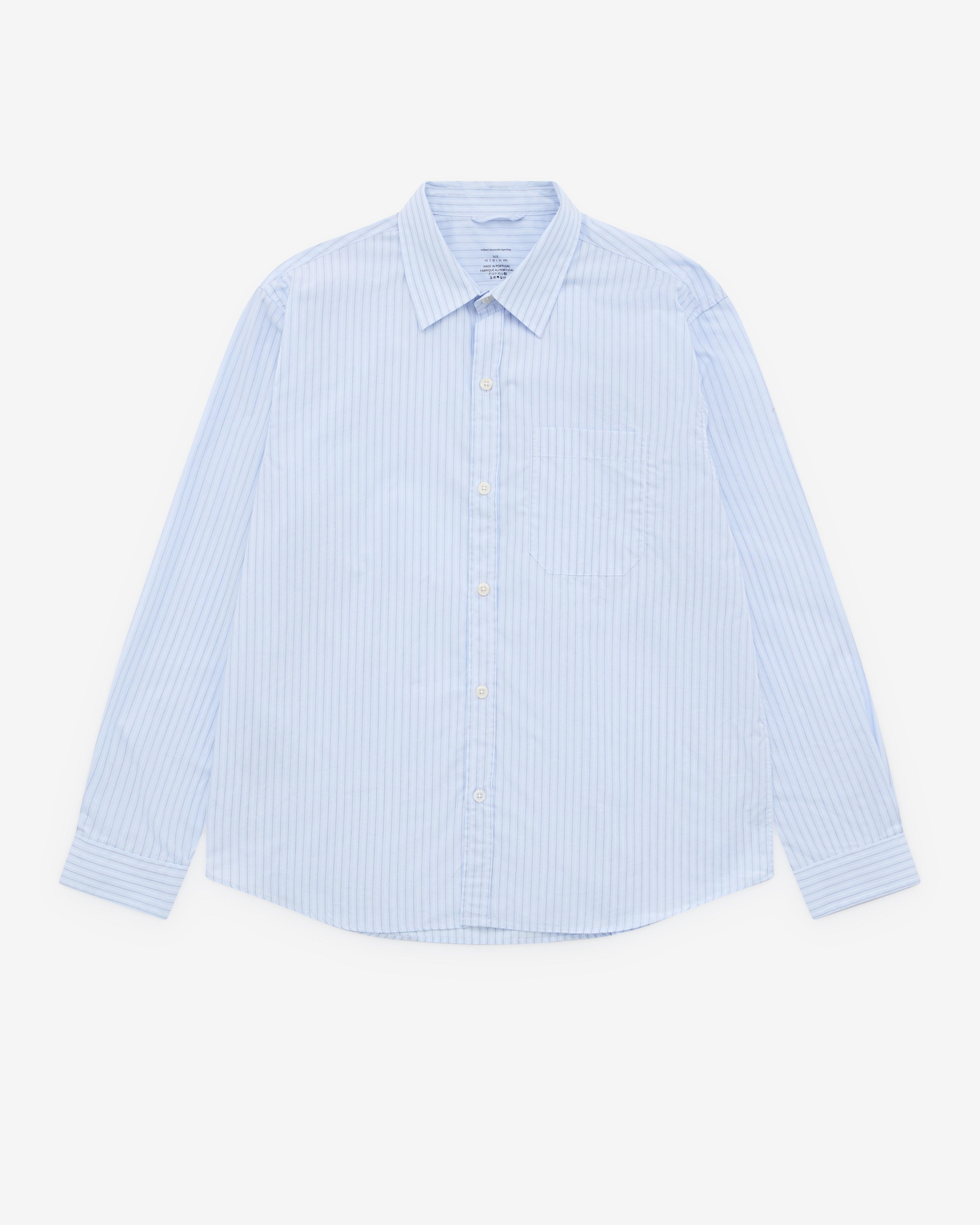 Mfpen - Men's Distant Shirt - (Intern Stripe) by MFPEN