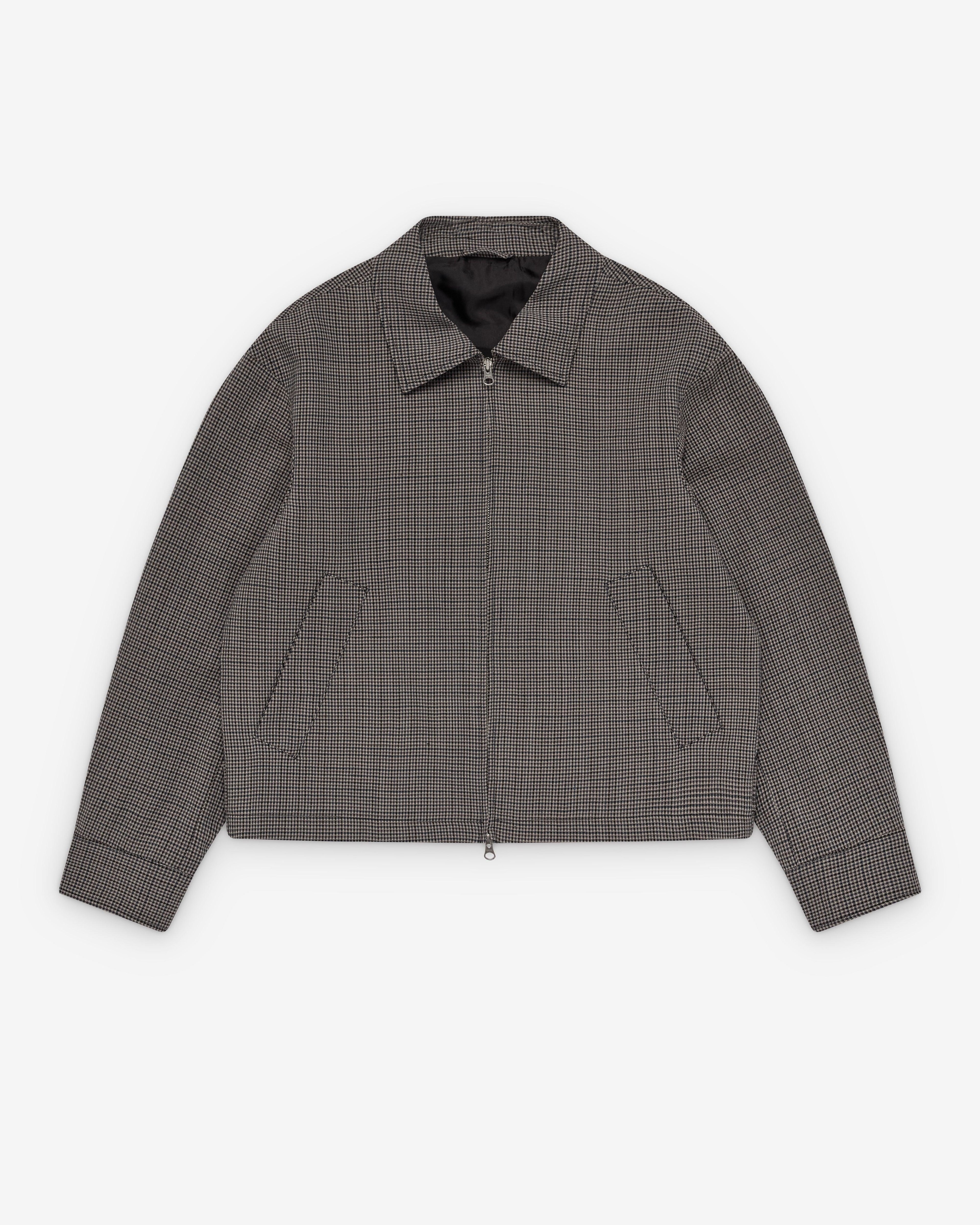 Mfpen - Men's Mail Jacket - (Taupe Check) by MFPEN