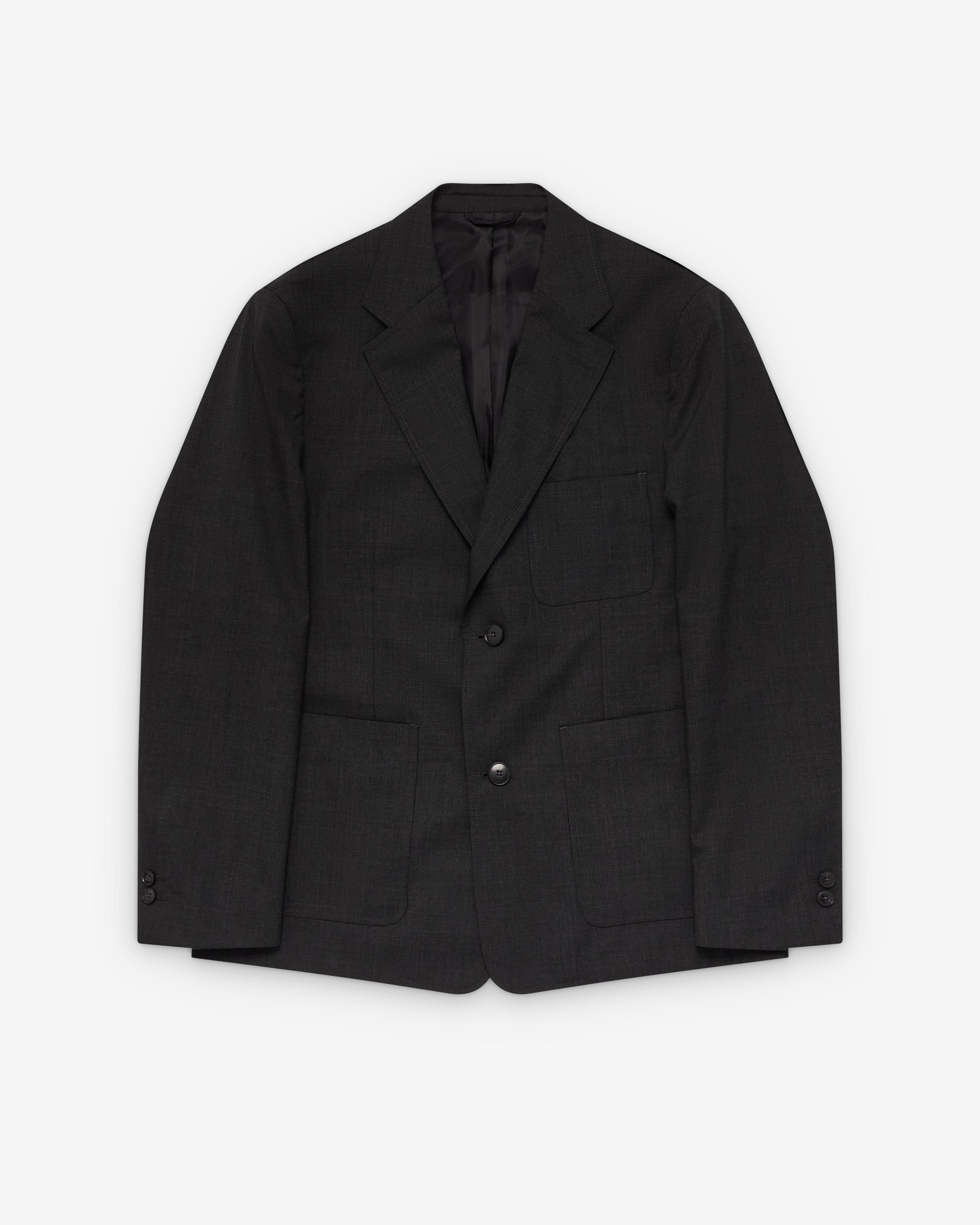 Mfpen - Men's Patch Pocket Blazer - (Grey Wool) by MFPEN