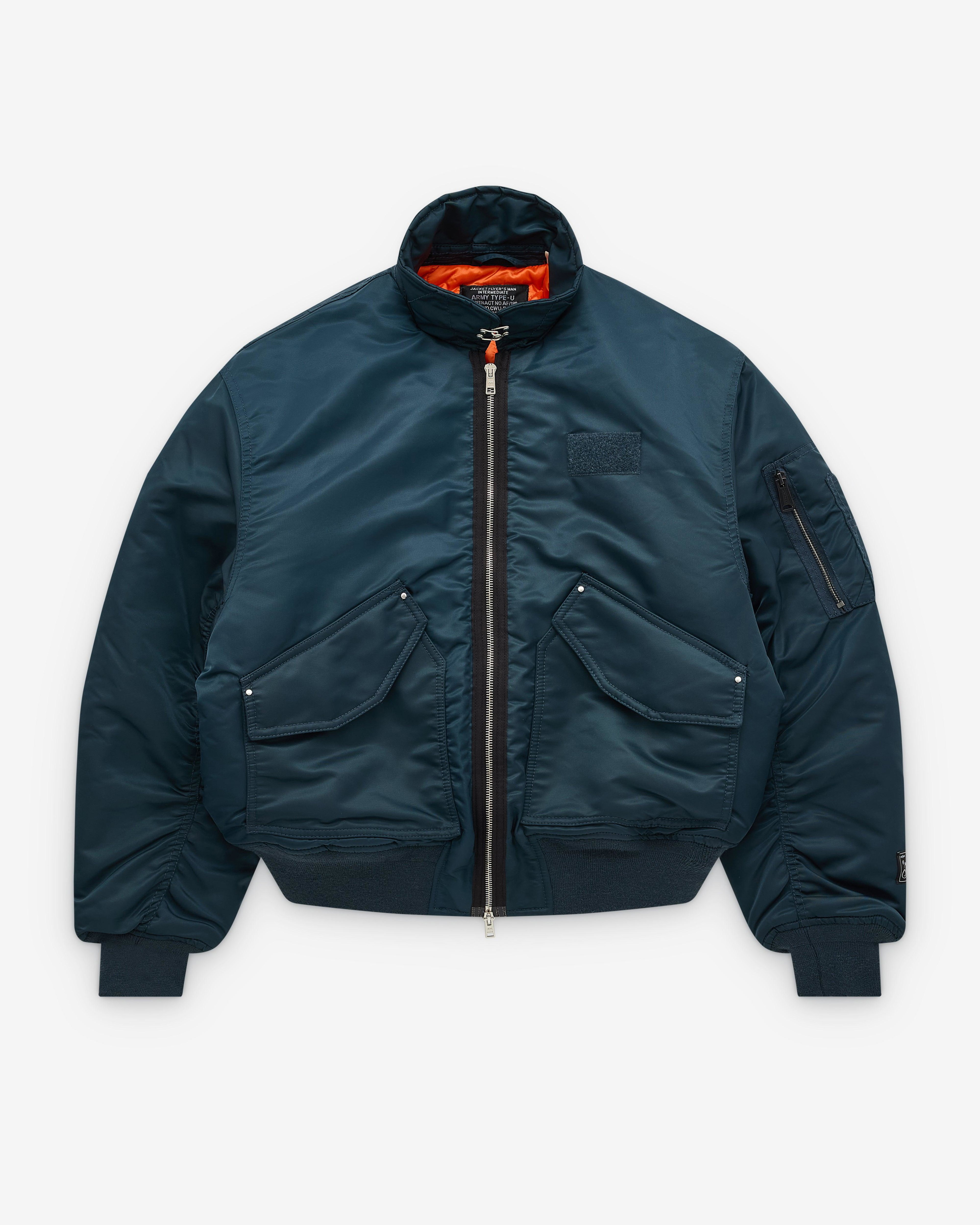 Mfpen - Men's Schott CWU 90's Bomber Jacket - (Blue) by MFPEN