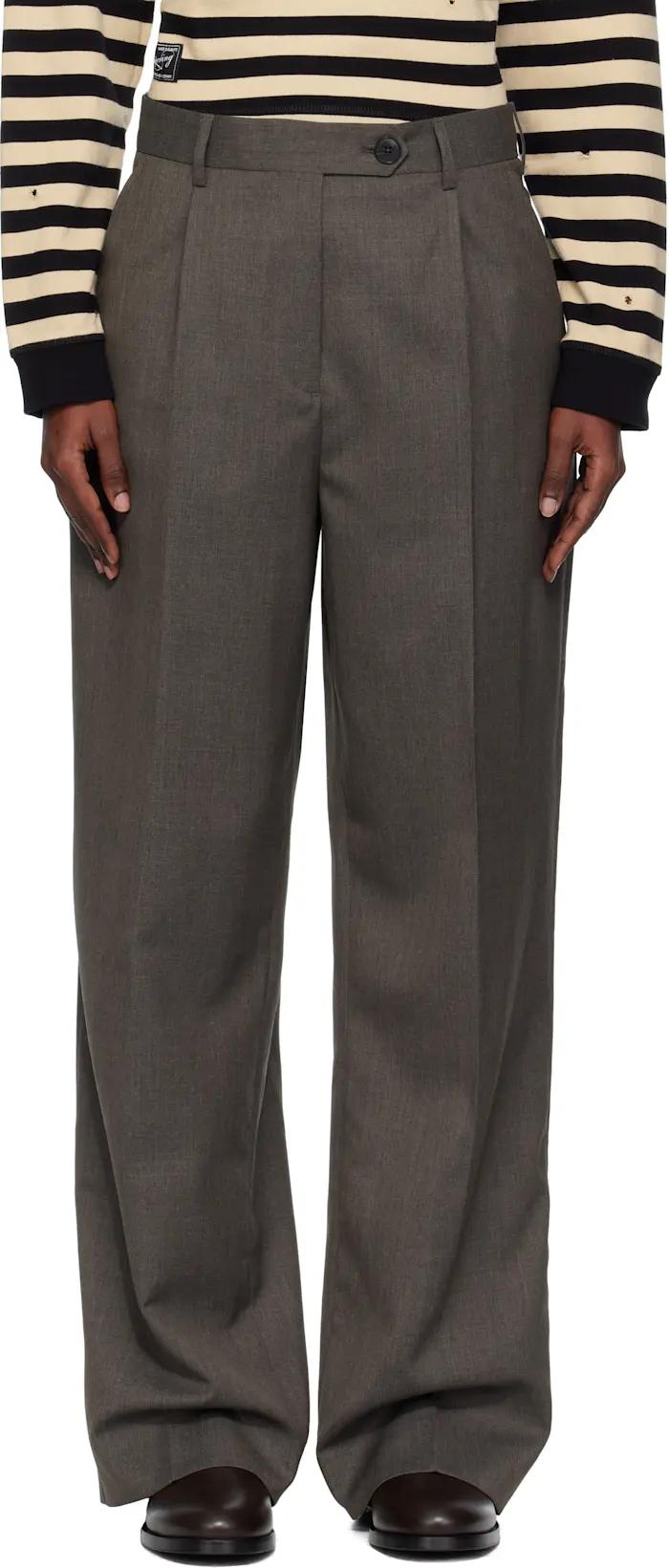 Taupe Primary Trousers by MFPEN
