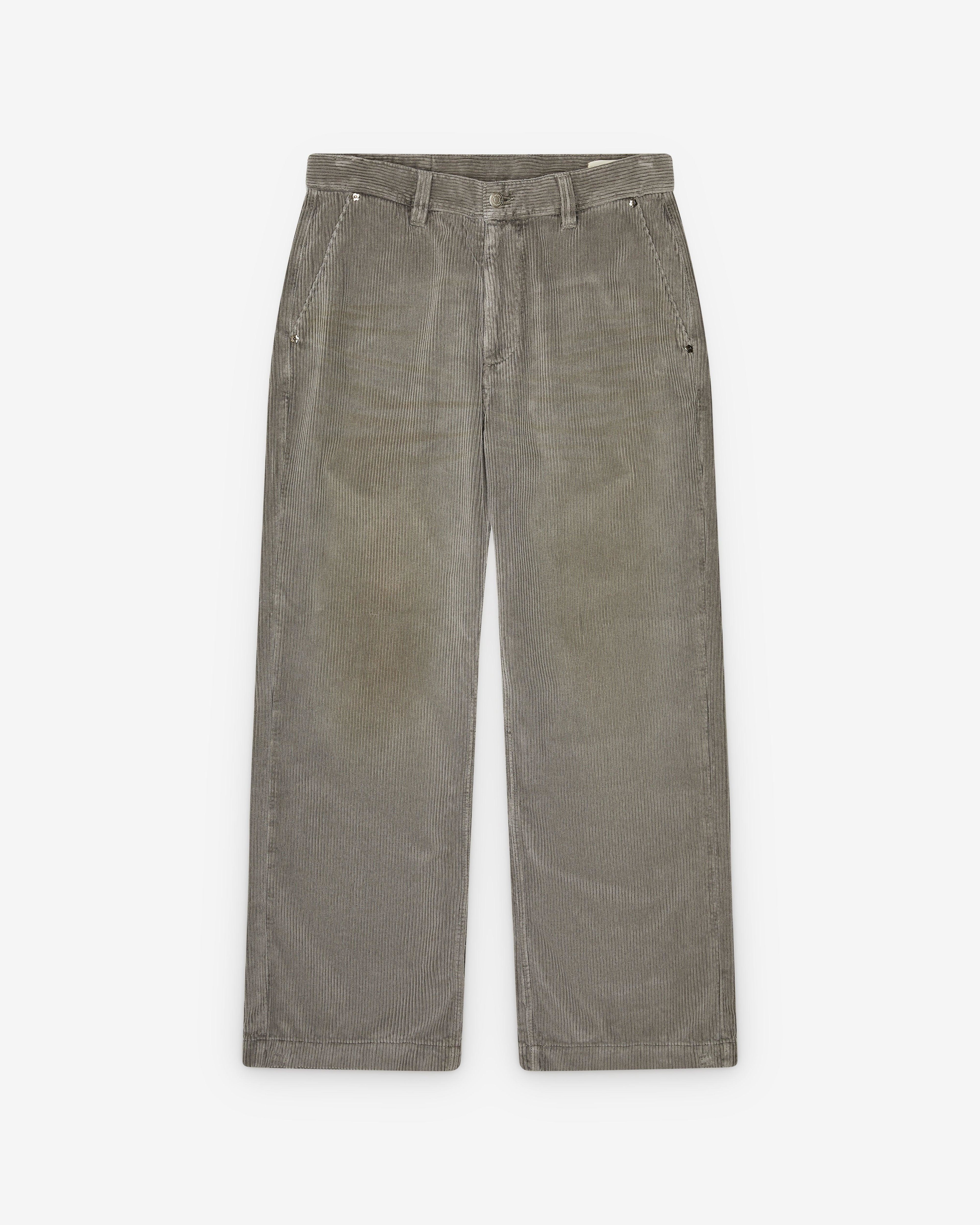 mfpen - Men's Cord Trousers - (Stained Grey) by MFPEN