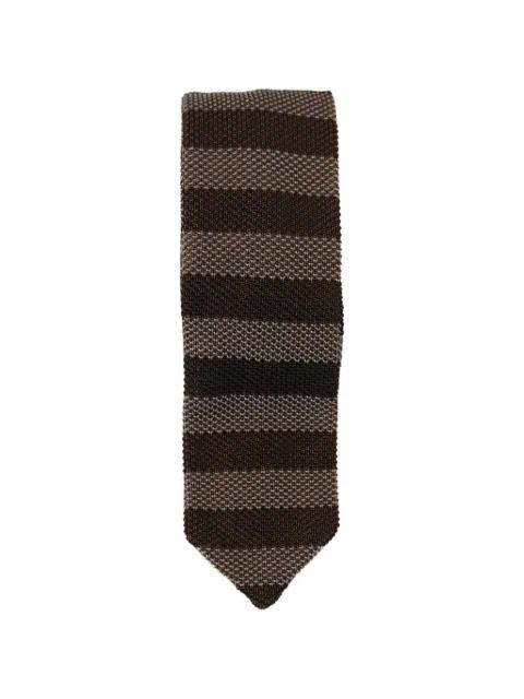 striped knitted tie by MFPEN