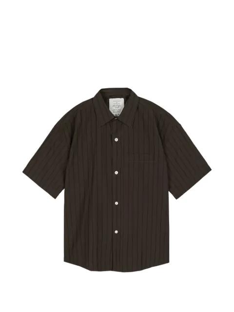 striped pocket shirt by MFPEN