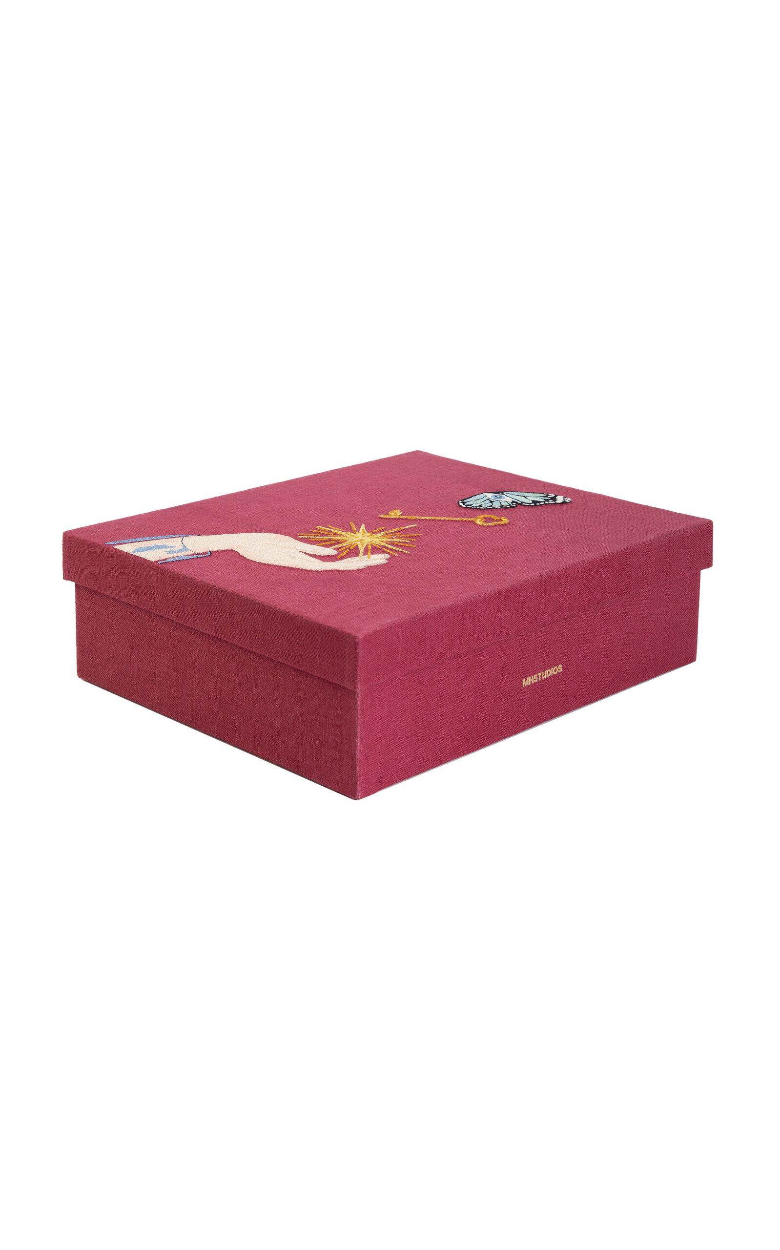 MHSTUDIOS - Sarah Box Papillon X Jackie Hatys - Burgundy - Moda Operandi by MHSTUDIOS