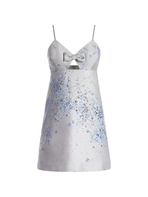 bow-embellishment mini dress by MIA PECULIAR