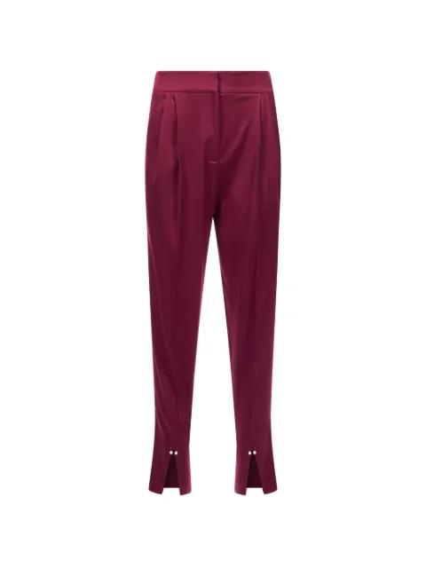 pleated pearl trousers by MIA PECULIAR