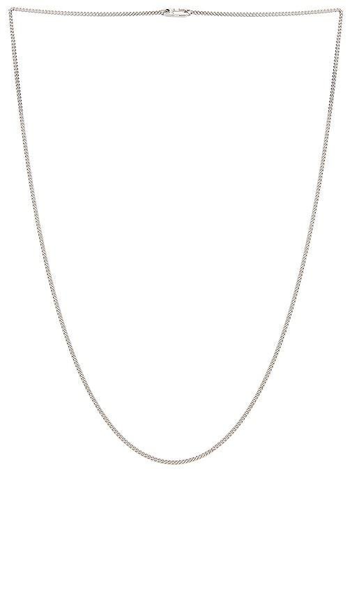 Miansai 2mm Mini Annex Chain Necklace in Metallic Silver by MIANSAI