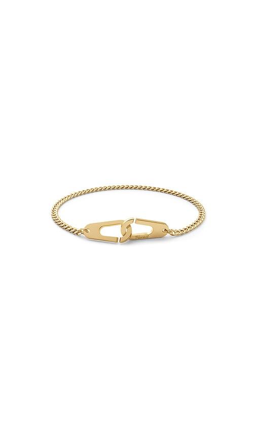 Miansai Dima Chain Bracelet in Metallic Gold by MIANSAI