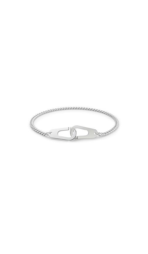 Miansai Dima Chain Bracelet in Metallic Silver by MIANSAI