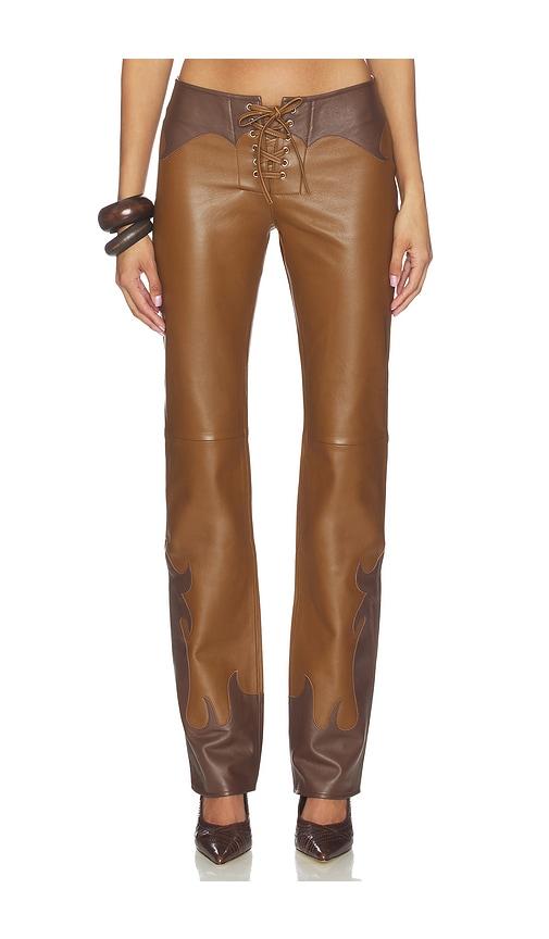 Miaou Element Pant in Brown by MIAOU