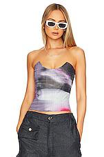 Miaou Leia Corset in Purple by MIAOU