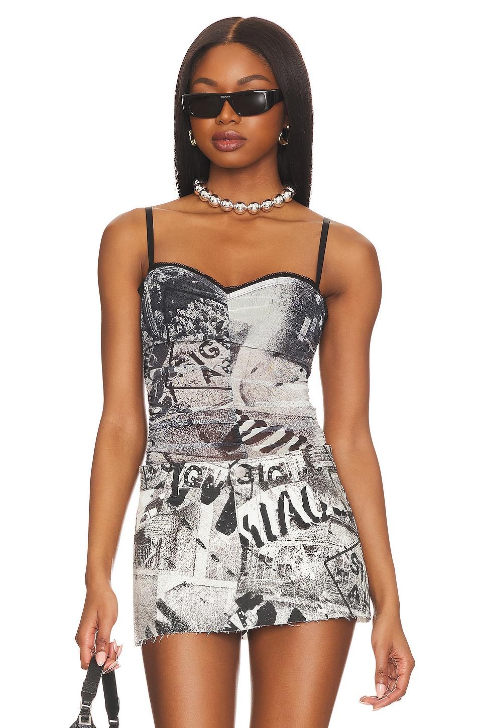 Miaou Renzo Tube Top in Black by MIAOU