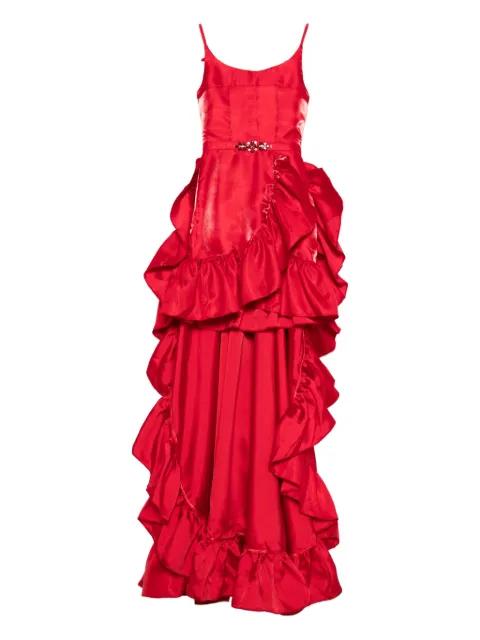 ruffled dress by MIAU BY CLARA ROTESCU
