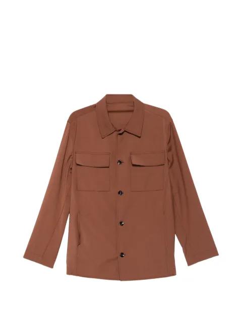James pocket button-fastening overshirt by MICHAEL COAL