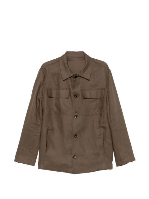 James pocket button-fastening overshirt by MICHAEL COAL