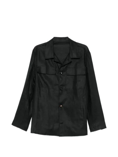 flap-pocket button-up jacket by MICHAEL COAL