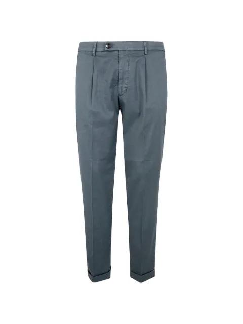 pleated linen trousers by MICHAEL COAL