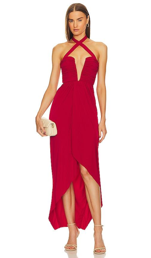 Michael Costello x REVOLVE Leo Gown in Red by MICHAEL COSTELLO