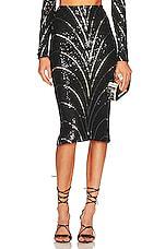 Michael Costello x REVOLVE Leonie Midi Skirt in Black by MICHAEL COSTELLO