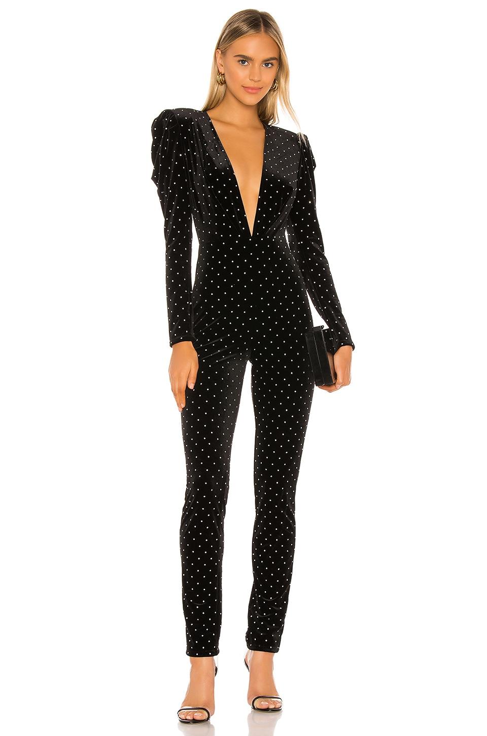 Michael Costello x REVOLVE Lulu Jumpsuit in Black by MICHAEL COSTELLO