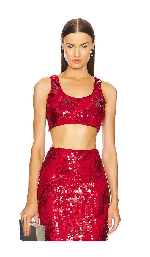 Michael Costello x REVOLVE Marlene Top in Red by MICHAEL COSTELLO