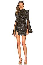 Michael Costello x REVOLVE Mr. Gibson Mini Dress in Black by MICHAEL COSTELLO
