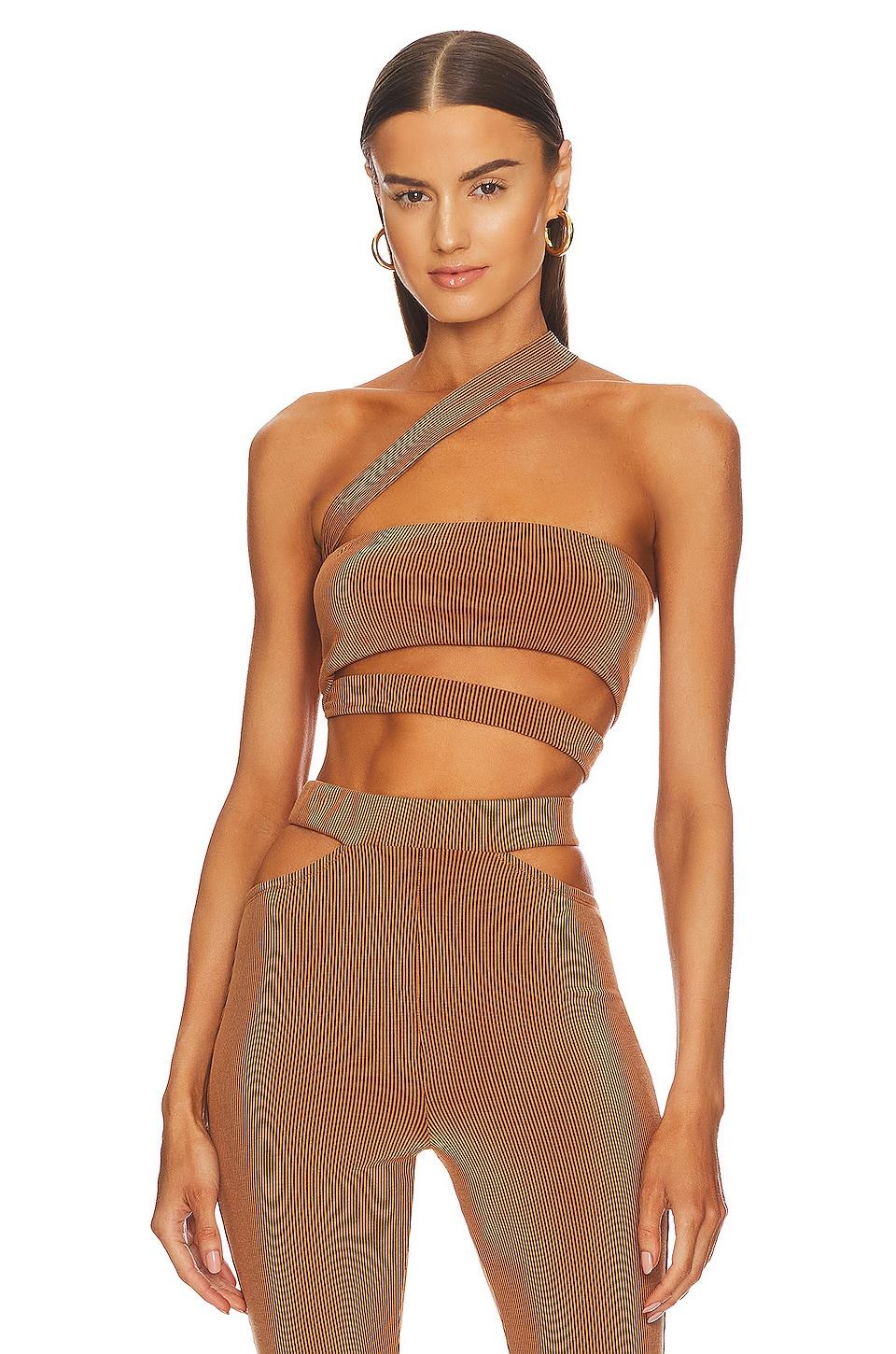 Michael Costello x REVOLVE Winona Top in Brown by MICHAEL COSTELLO Michael Costello x REVOLVE Winona Top in Brown by MICHAEL COSTELLO