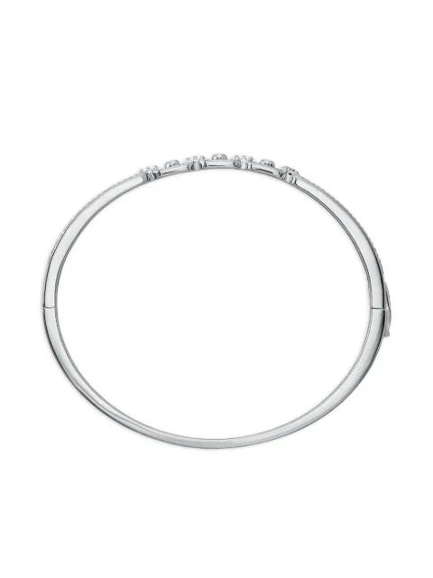 Astor Link Small textured-detail pave bracelet by MICHAEL KORS