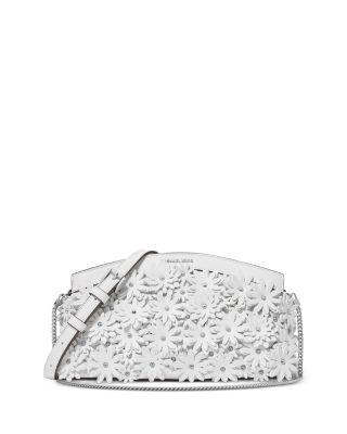 Athena Small Floral Embellished Leather Crossbody Clutch by MICHAEL KORS